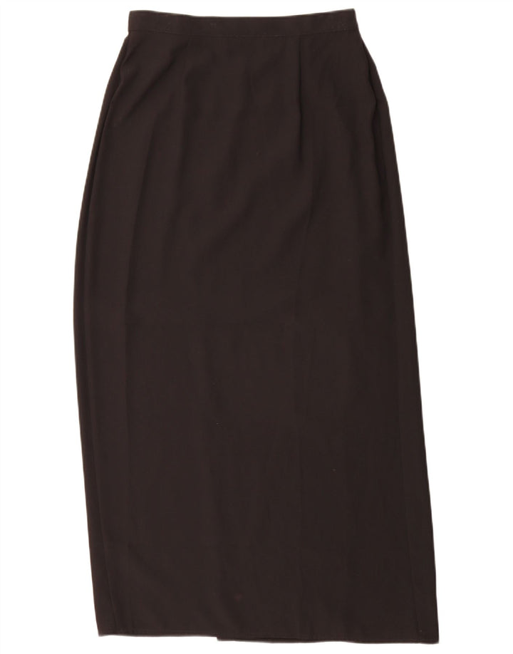 Marks & Spencer Jupe portefeuille pour femme UK 12 Medium W28 Noir Polyester