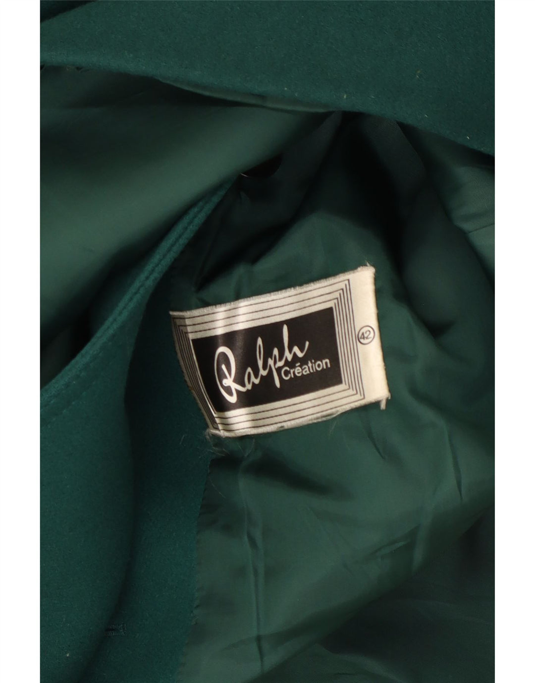 RALPH Manteau croisé pour femme IT 42 Vert moyen