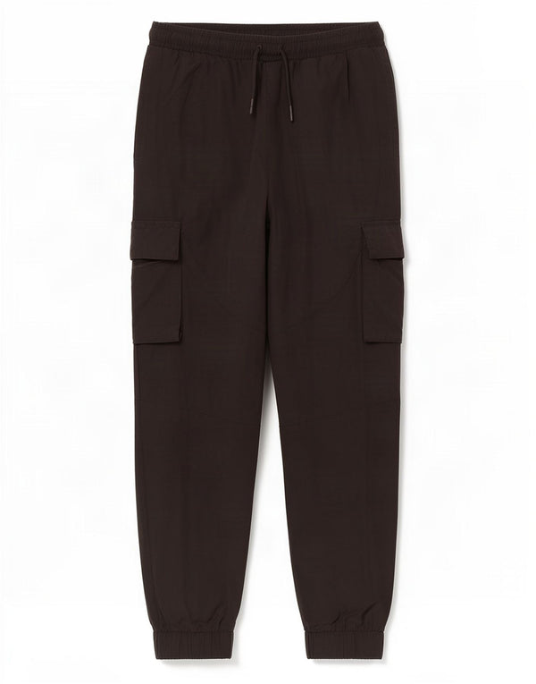 Jordan Pantalon de survêtement cargo pour garçon 10-11 ans Noir Coton