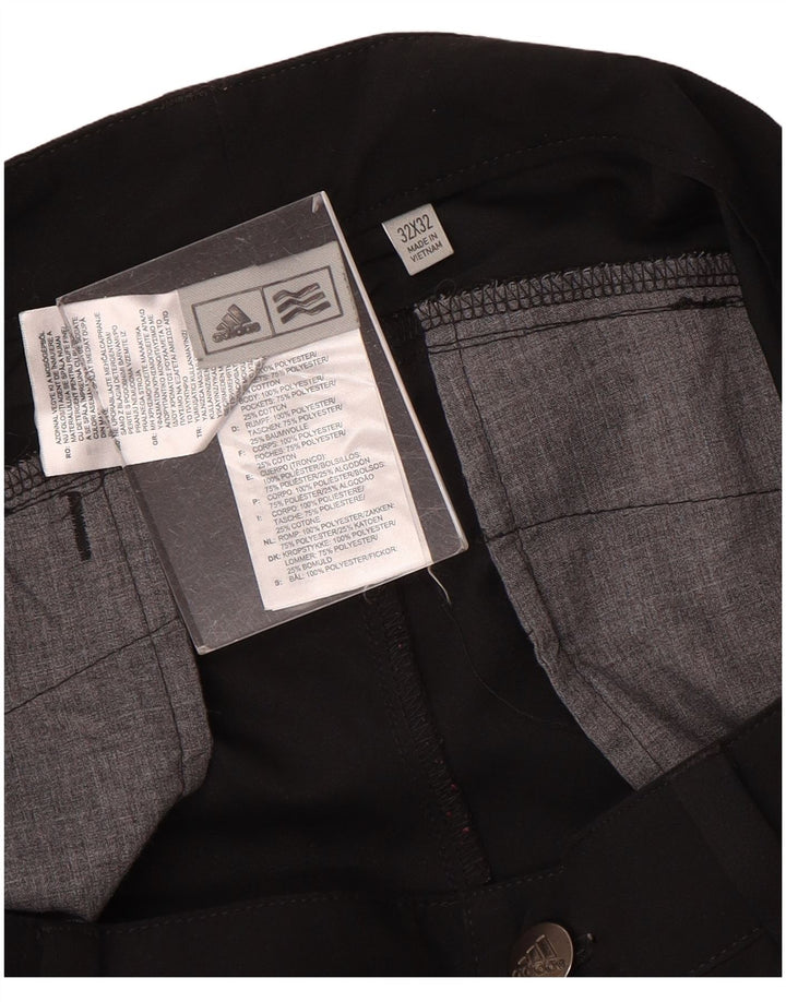 Adidas Pantalon Chino Slim Homme W32 L32 Noir Polyester
