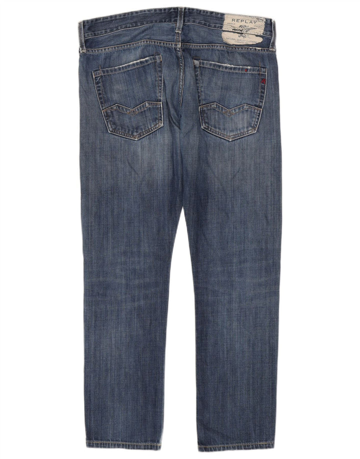 Replay Jean Slim Waitom Homme W36 L30 Bleu