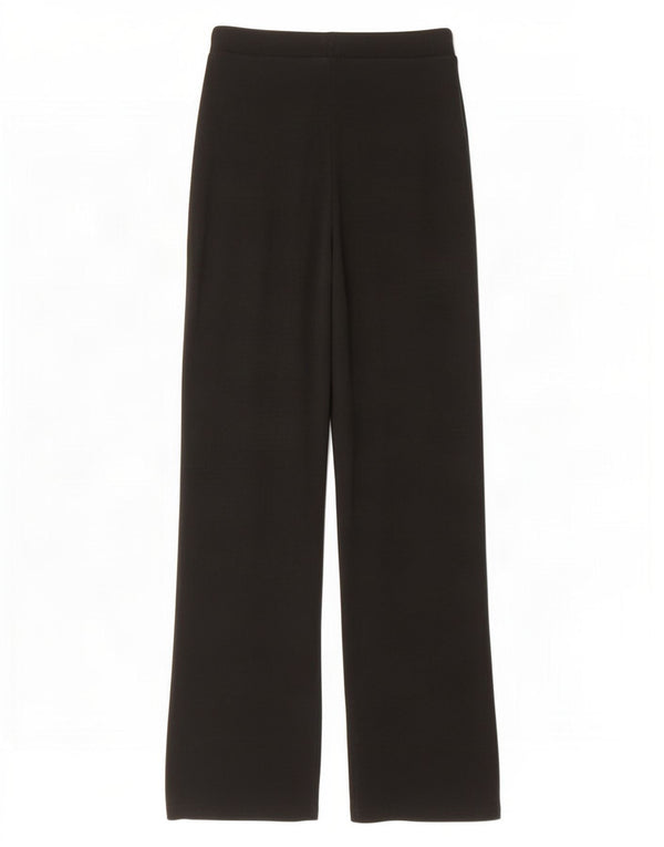Zara Pantalon de survêtement large pour femme UK 8 Small Noir