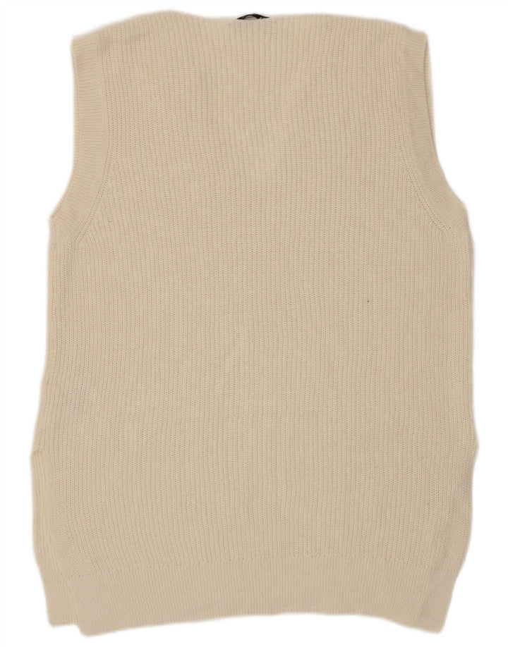 Zara Homme Gilet Débardeur Petit Coton Beige