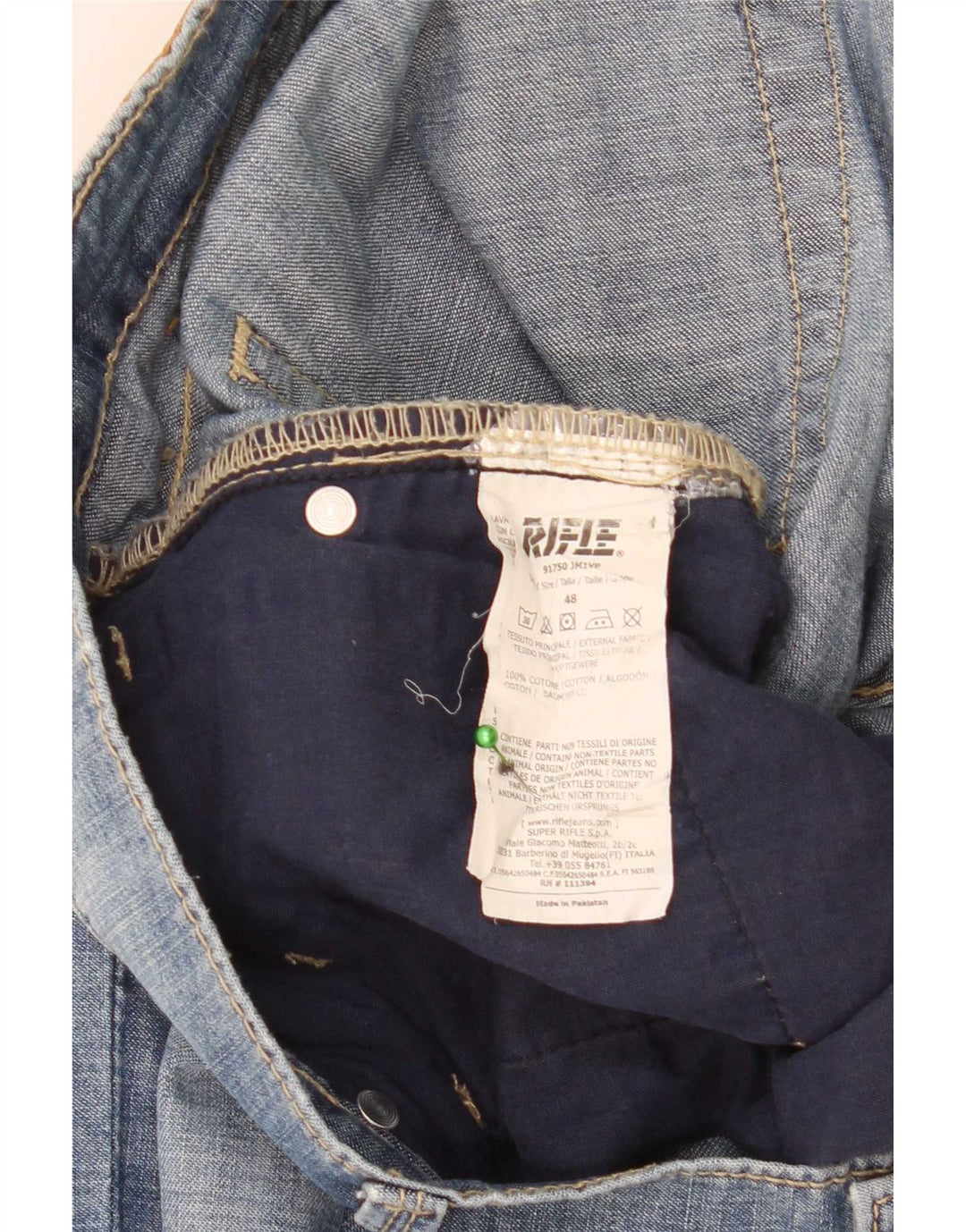 Rifle Jean Slim Homme W36 L31 Bleu Coton