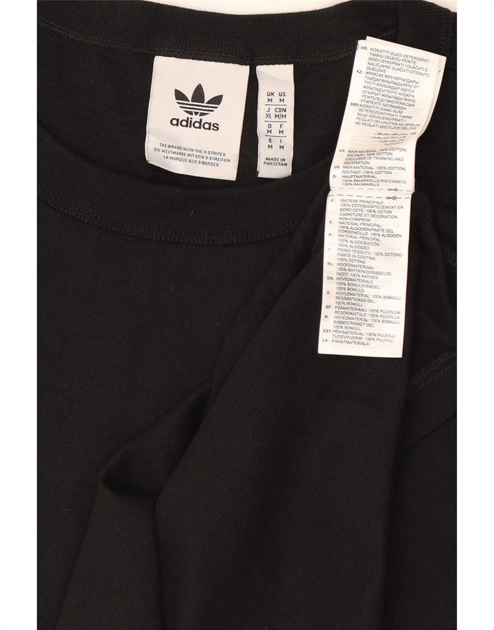 Adidas T-Shirt Homme Haut Noir Moyen Coton