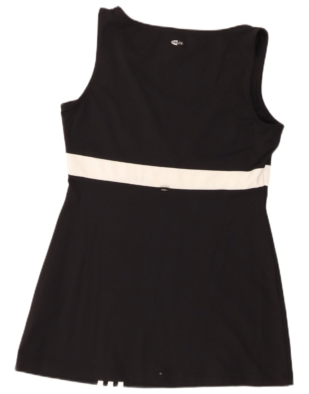 Adidas Climalite Vest Top UK 14 Medium Noir Colorblock Polyester
