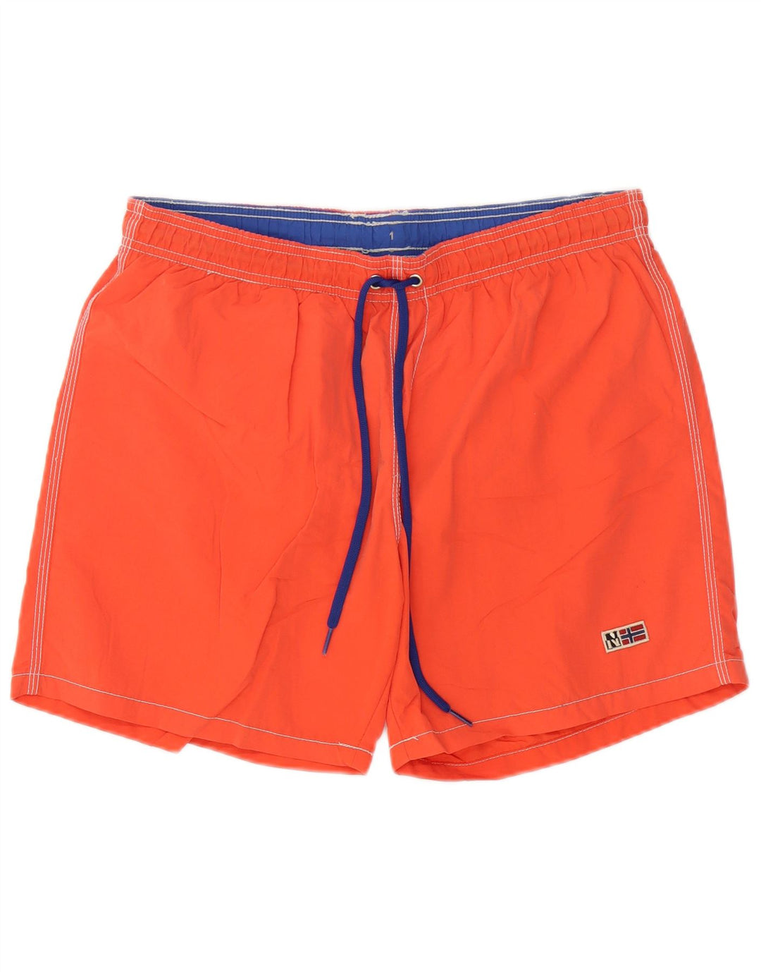 Napapijri Short de bain homme grand orange polyester