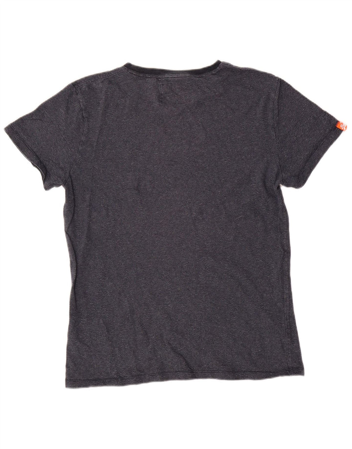 Superdry T-Shirt Homme Top Large Bleu Marine Coton