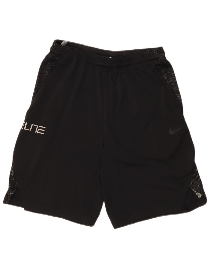 Nike Short de sport Dri Fit Graphic pour homme en polyester noir moyen