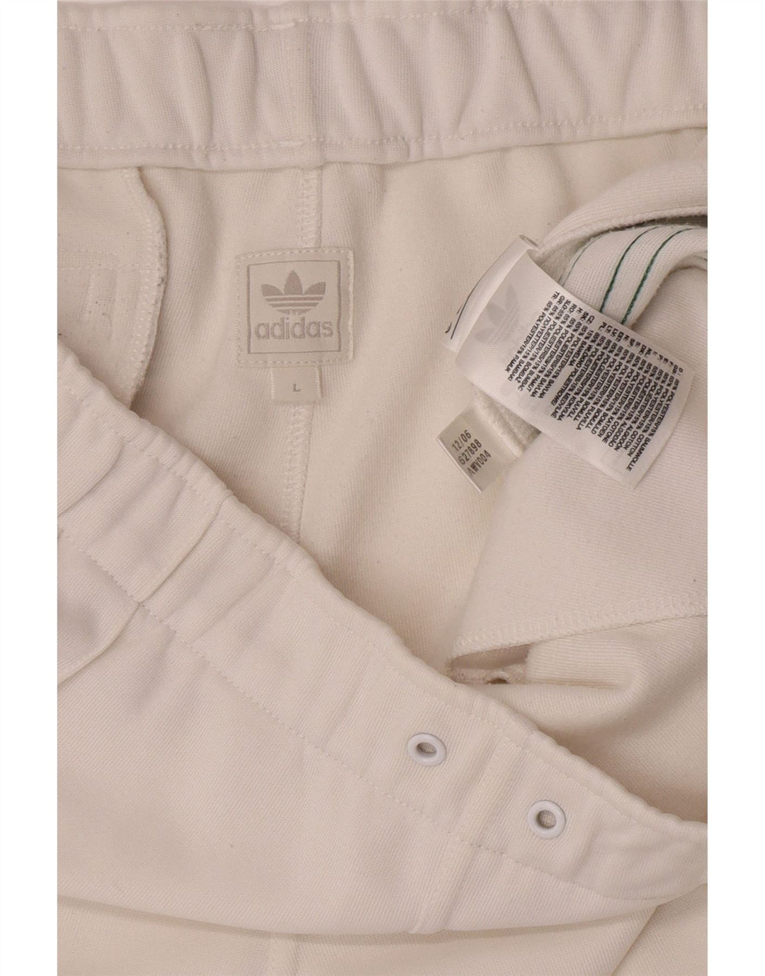 Adidas Short de sport pour homme Large Blanc Polyester