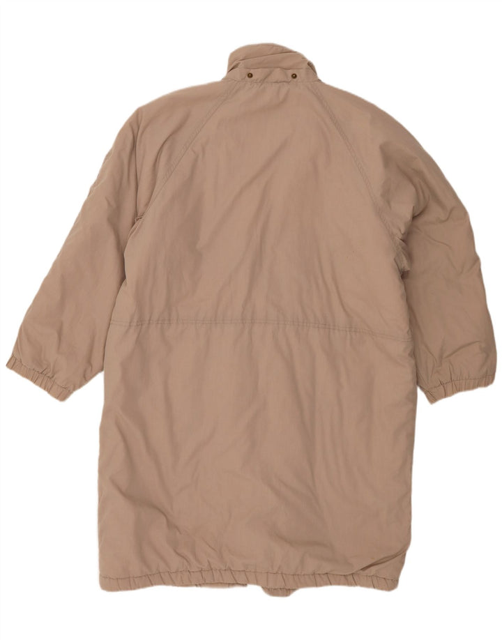 manteau rembourré surdimensionné femme vintage EU 38 Polyester Beige Moyen