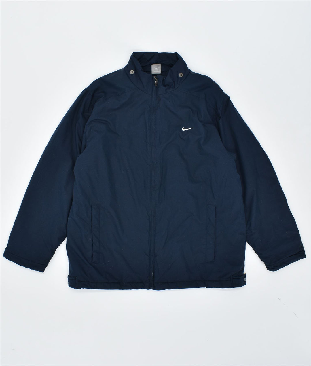 NIKE Veste coupe-vent pour hommes UK 42/44 Large Bleu Marine Polyester