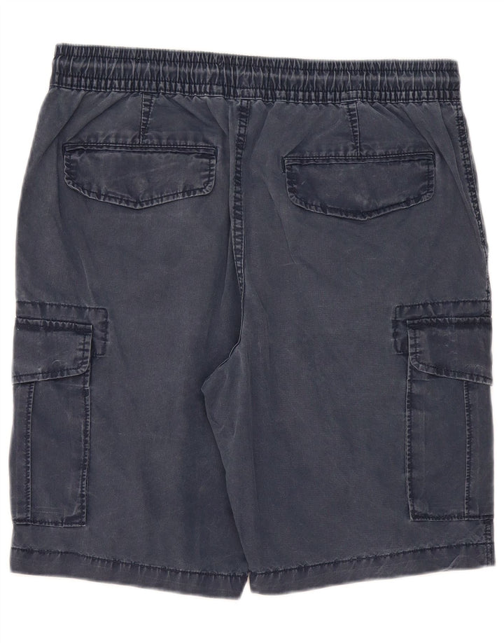 MARKS & SPENCER Short Cargo Homme W34 Grand Bleu Marine Coton