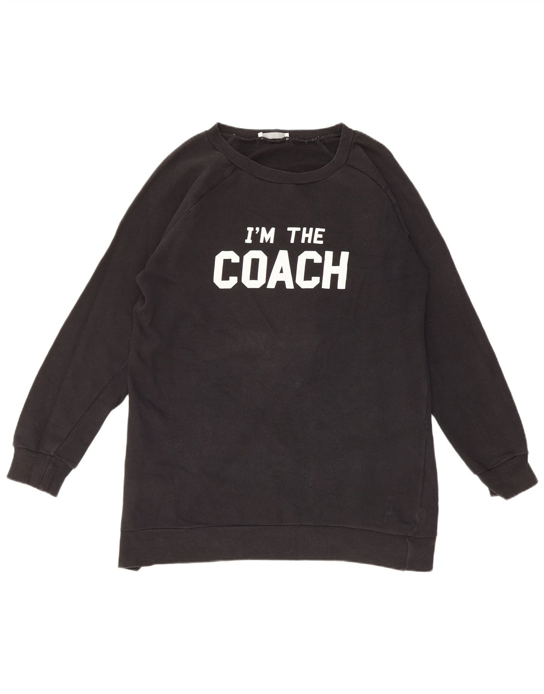 Zara Mens Trafaluc Graphic Sweatshirt Jumper Petit Noir