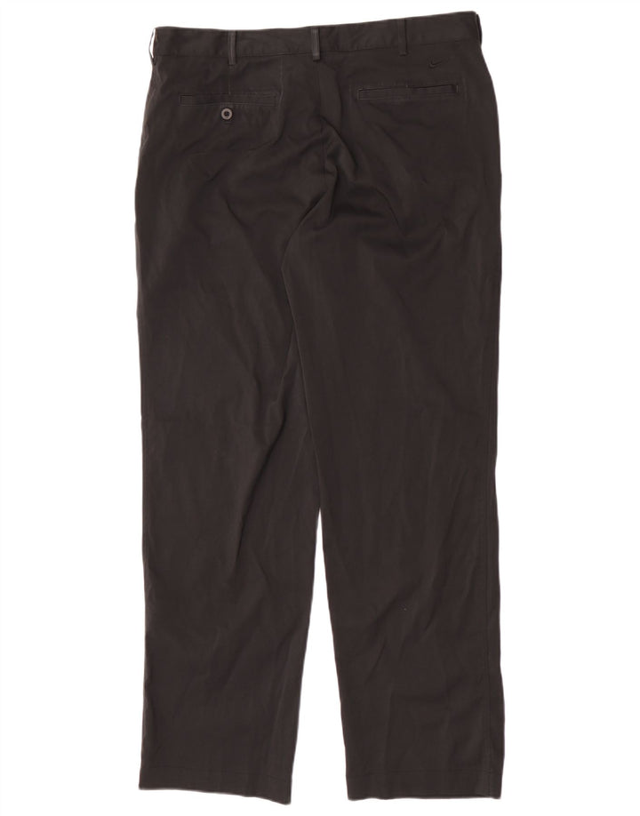 Nike Pantalon chino droit Dri Fit pour homme W34 L32 Noir Polyester