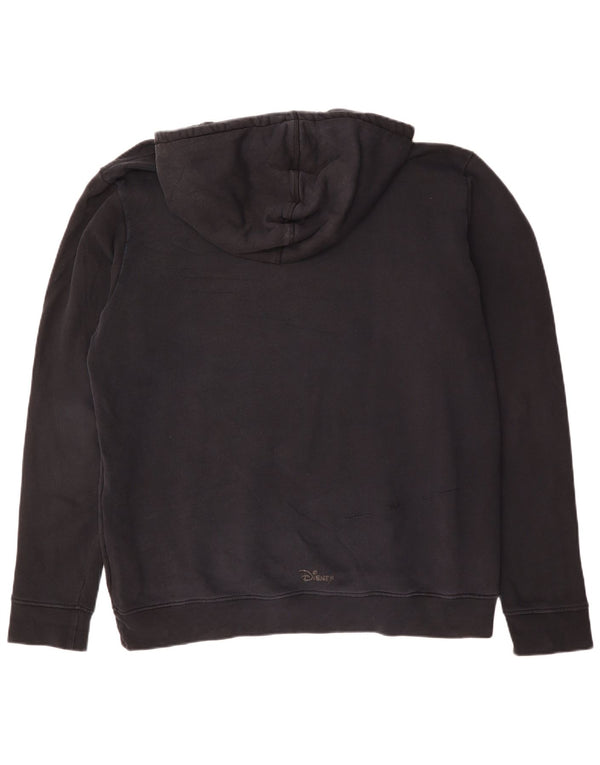 Marcelo Burlon Pull à capuche graphique Mickey Mouse pour homme XL en coton noir