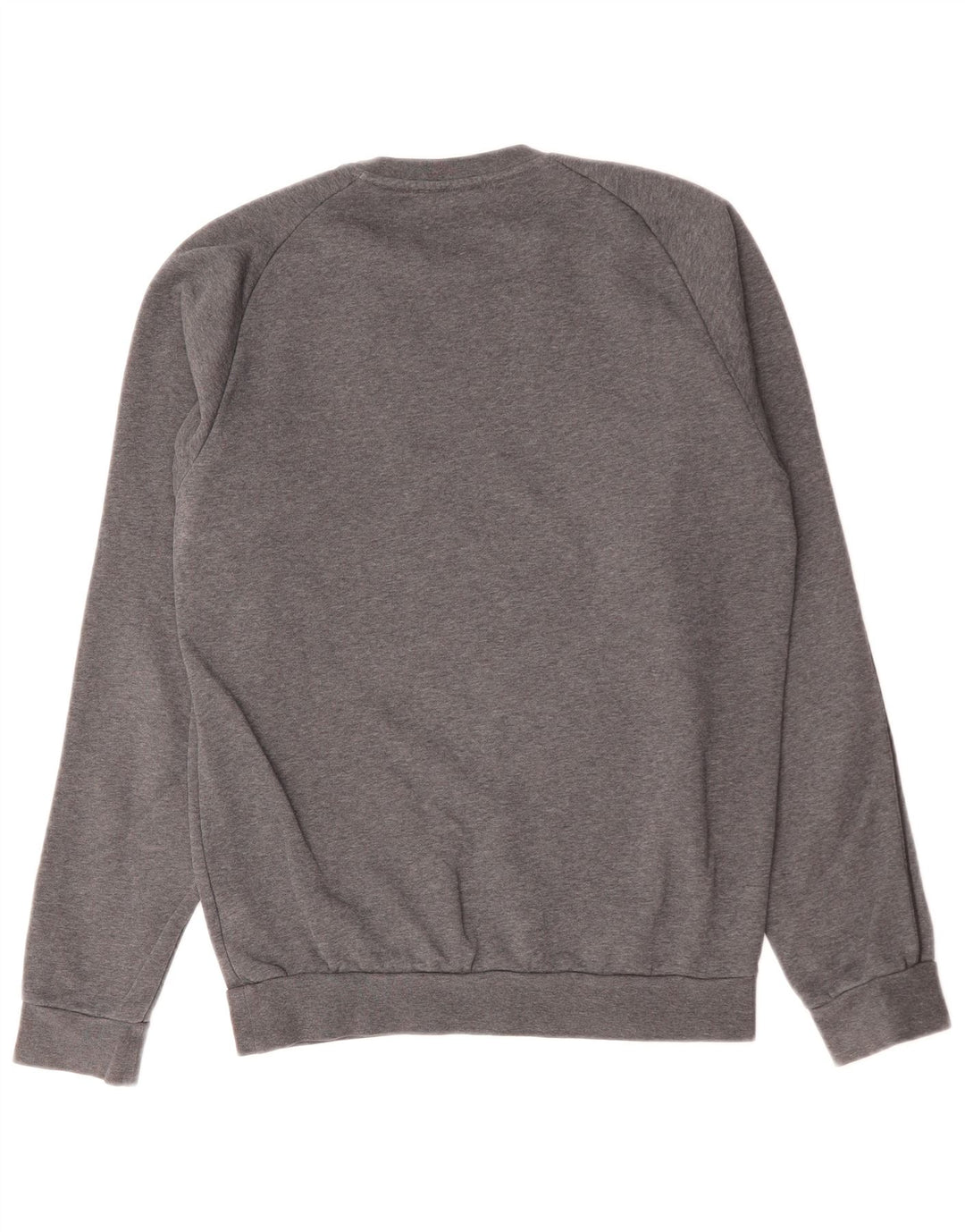 Adidas Mens Sweatshirt Jumper Petit Gris Coton