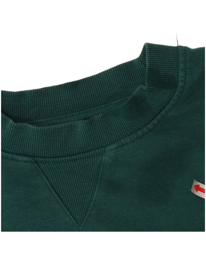 Zara Homme Sweatshirt Jumper Moyen Vert Coton