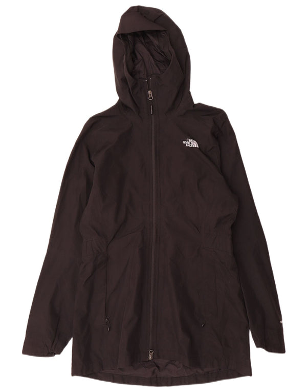 The North Face Veste de pluie à capuche pour femme UK 14 Medium Noir Polyester