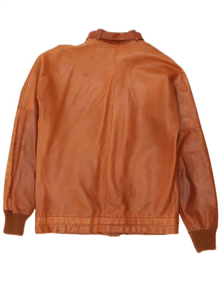 veste en cuir homme vintage UK 38 Brun moyen