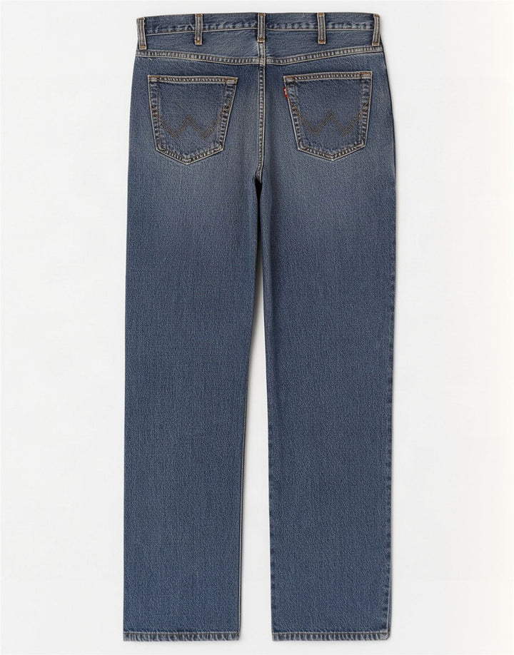 Wrangler Jean Droit Texas Homme W36 L32 Bleu Coton