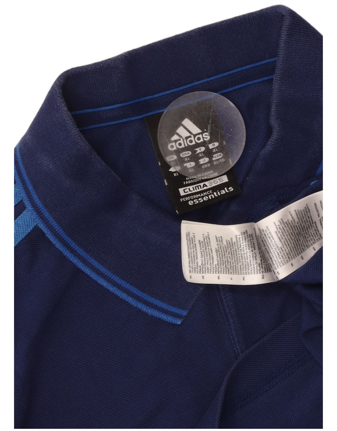 ADIDAS Polo Clima 365 XL Bleu Marine Coton Homme