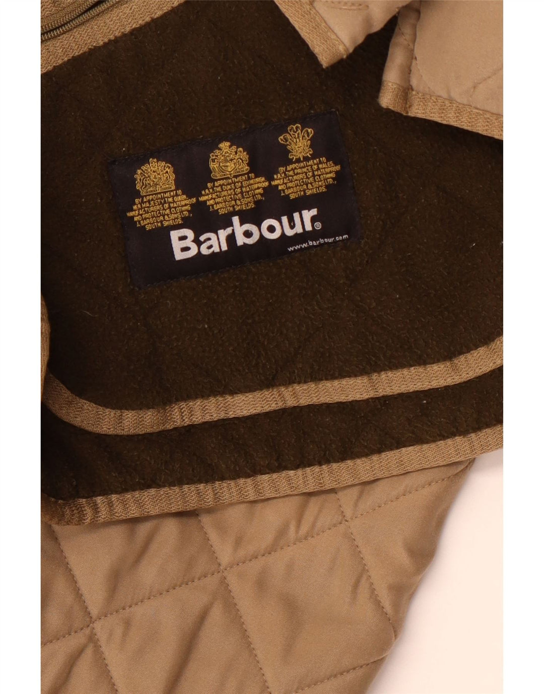 Barbour Veste matelassée pour homme UK 40 Large Marron