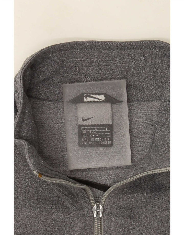 Nike - Veste de survêtement graphique pour garçon - 12-13 ans - Grand gris moucheté