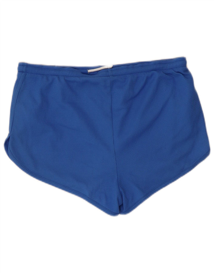 Asics Short de sport pour femme UK 12 Bleu moyen Polyester
