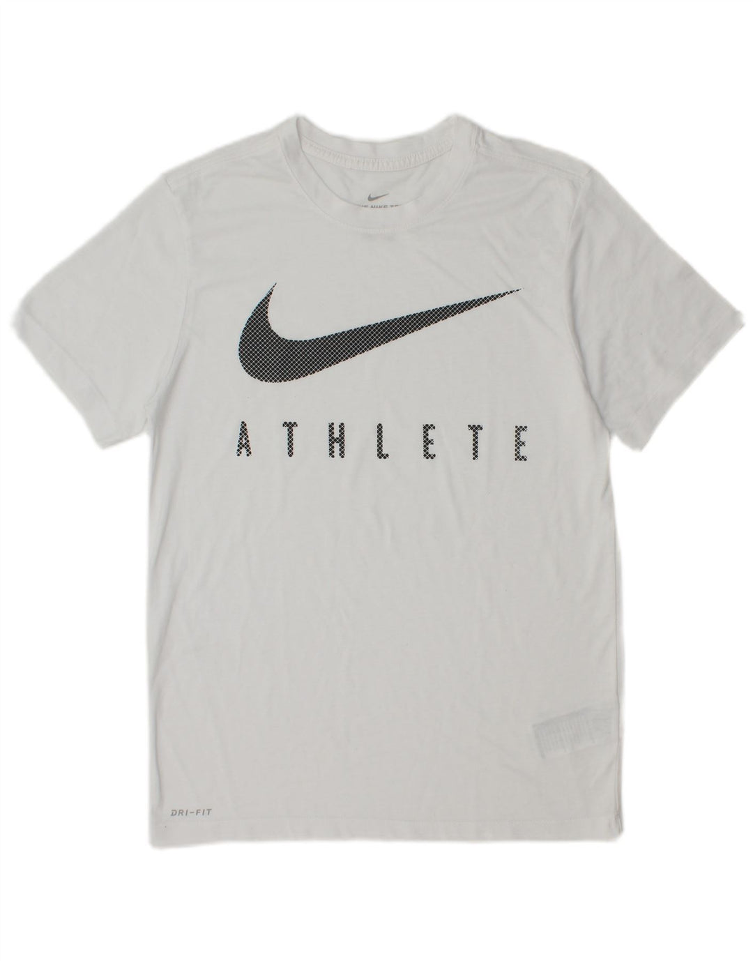 Nike Hommes Dri Fit Graphic T-Shirt Haut Petit Blanc Polyester
