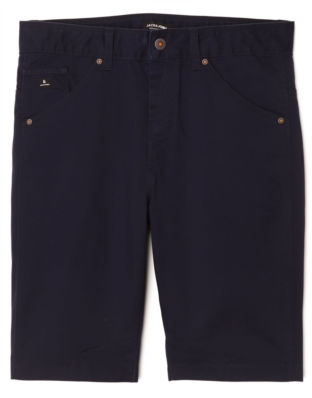 Jack & Jones Short Chino Homme Large W34 Bleu Marine Polyester