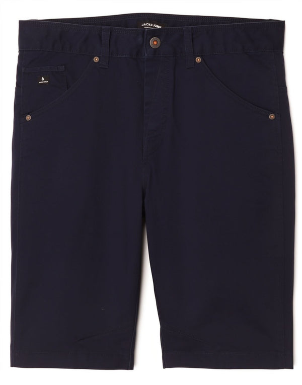 Jack & Jones Short Chino Homme Large W34 Bleu Marine Polyester
