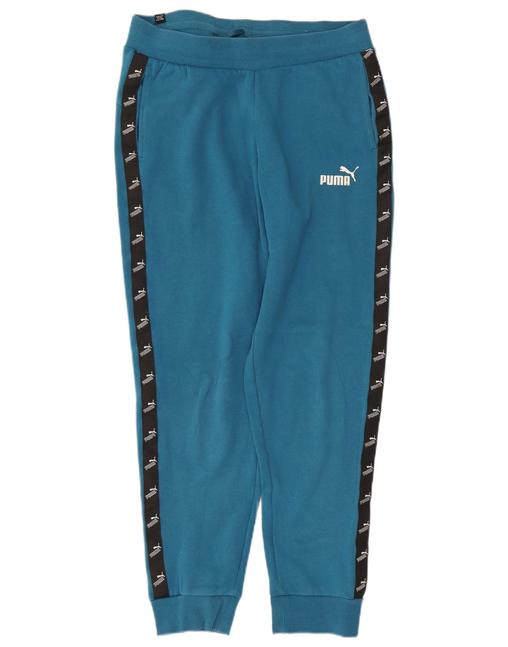 Puma Pantalon de Survêtement Graphique Homme Bleu Colorblock Small