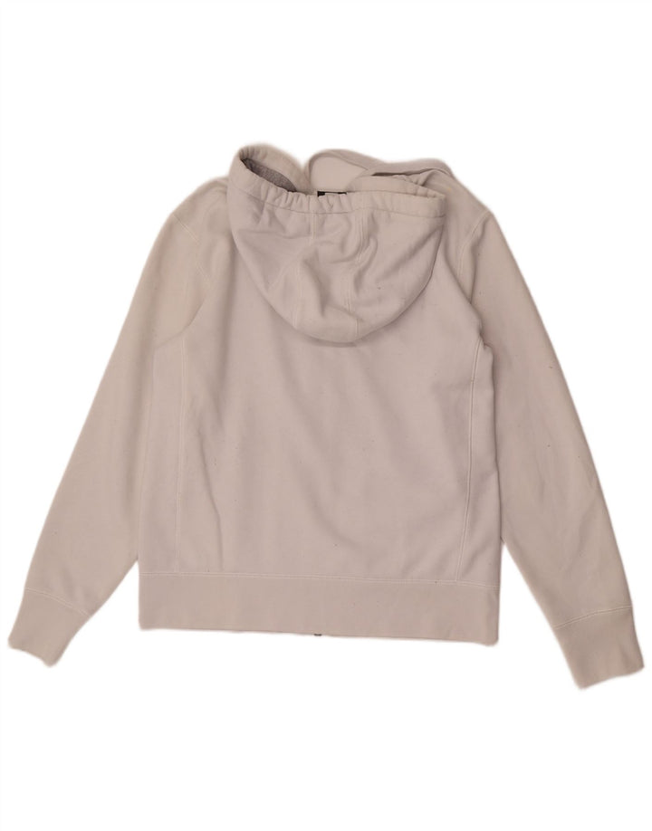 G-Star Pull à capuche zippé graphique pour hommes Grand blanc Polyester