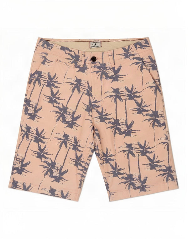 Jack & Jones Short Chino Graphique Homme Medium W31 Rose Coton