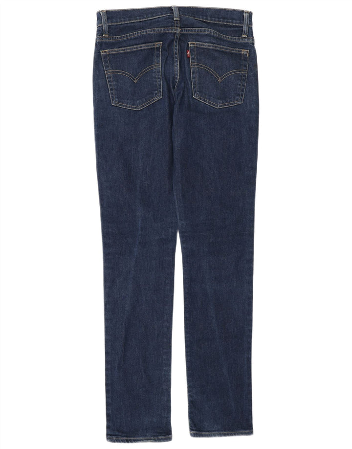 Levi's Jean Slim Femme W28 L34 Bleu Marine Coton