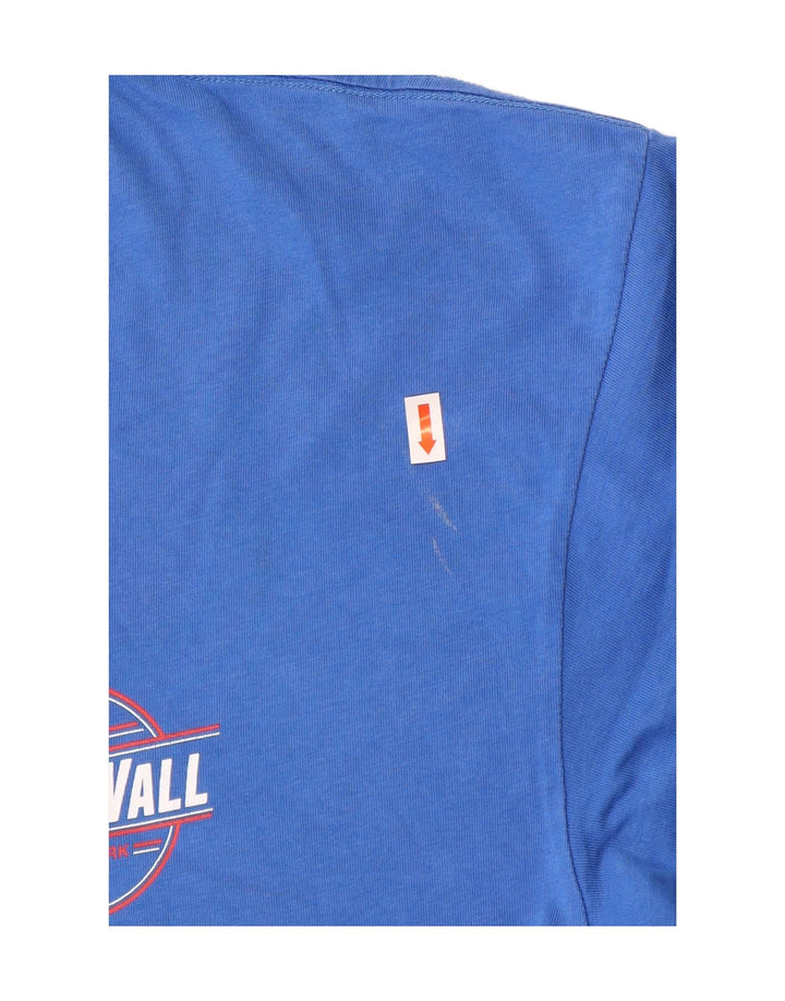 VANS T-shirt graphique classique pour hommes, grand coton bleu