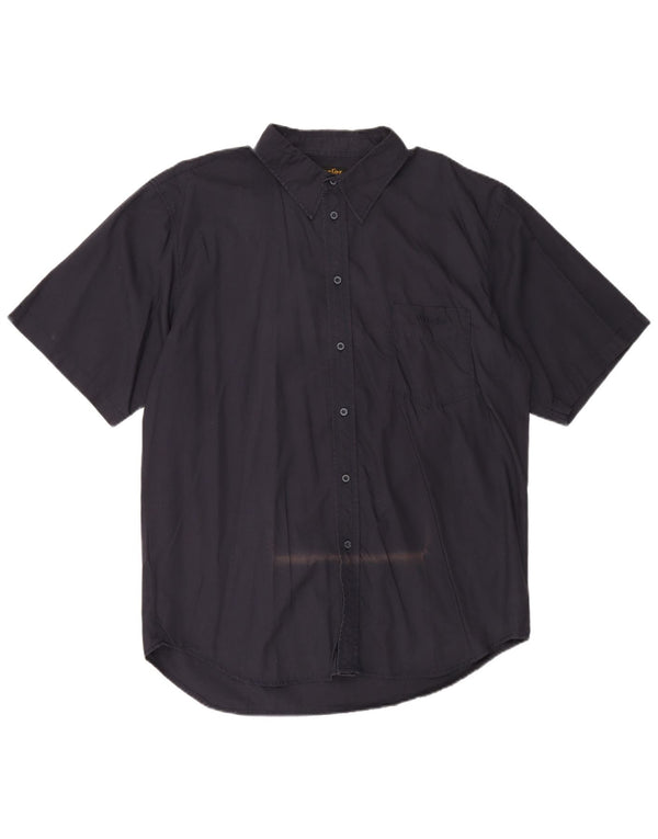 Wrangler Chemise à manches courtes pour homme 2XL en coton bleu marine
