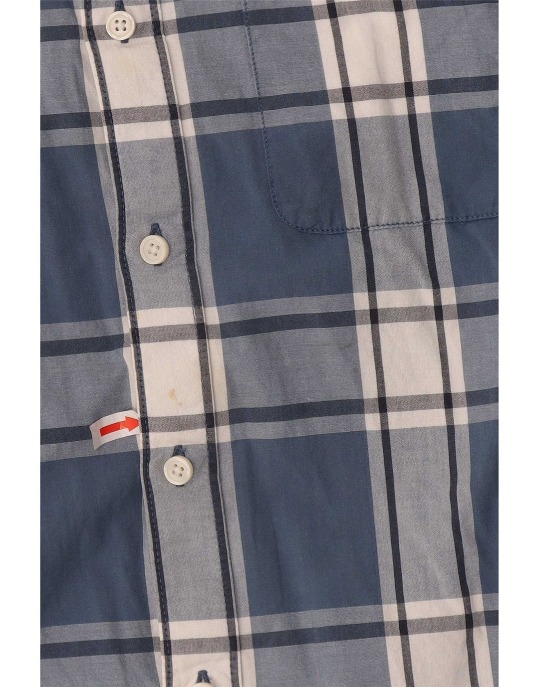 Vans Chemise classique à manches courtes pour homme XS Bleu à carreaux