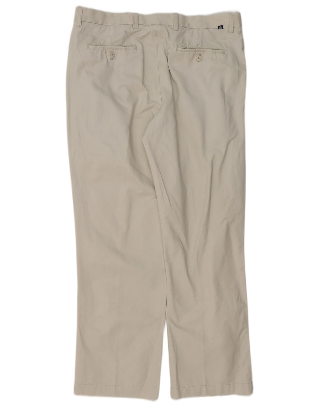 CHAPS Pantalon Chino Pegged Homme W36 L30 Coton Blanc