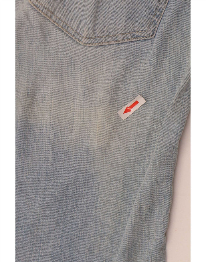 Zara Jean Slim Femme EU 38 Small W28 L27 Bleu Colorblock