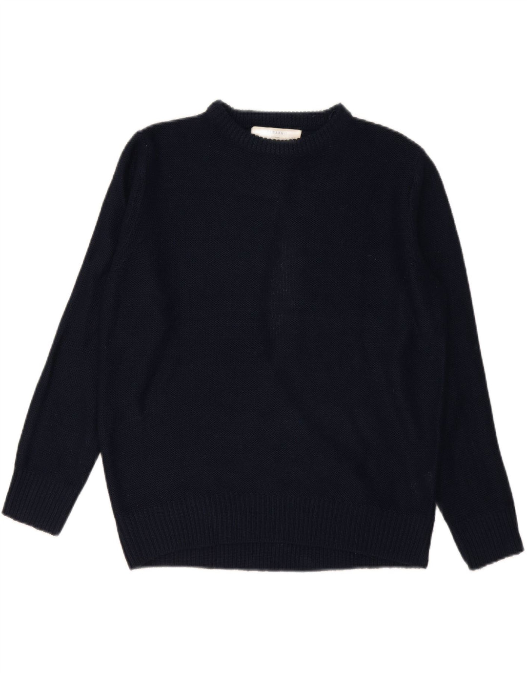 Zara Pull surdimensionné à col bateau pour femme UK 14 Bleu marine moyen