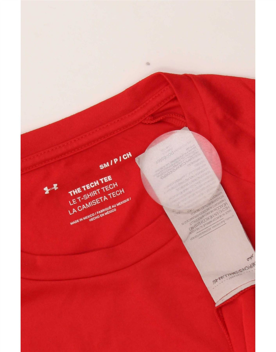 Under Armour T-Shirt Homme Haut Petit Rouge Polyester