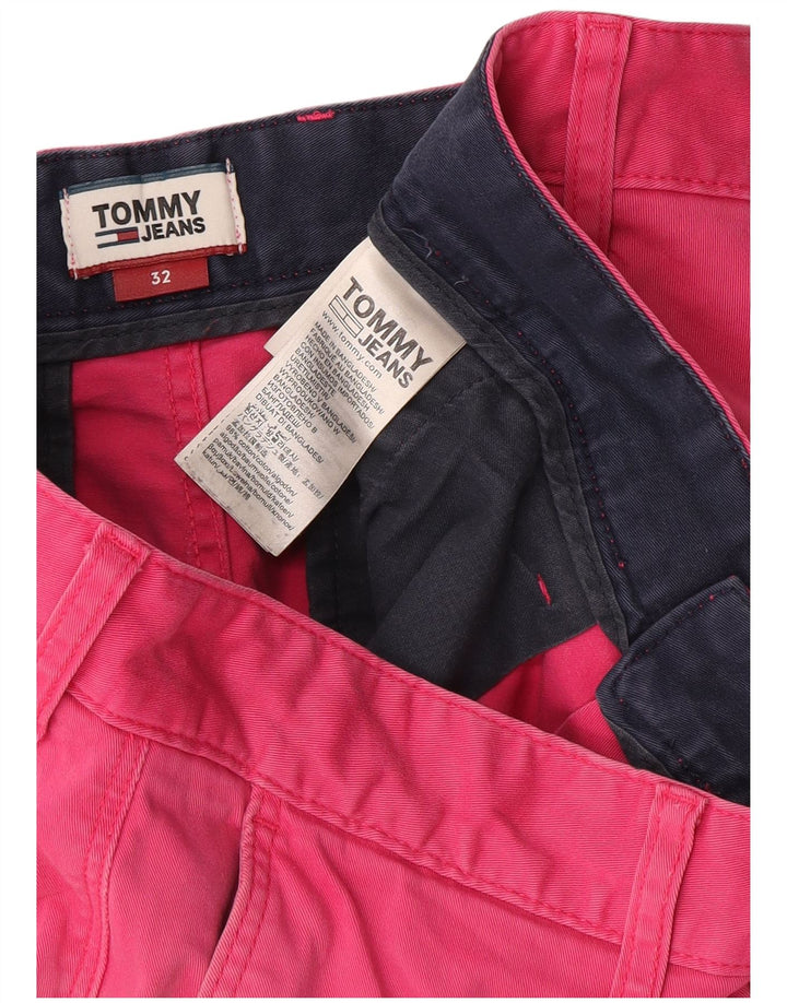 Tommy Hilfiger Short Chino Homme W32 Coton Rose Moyen
