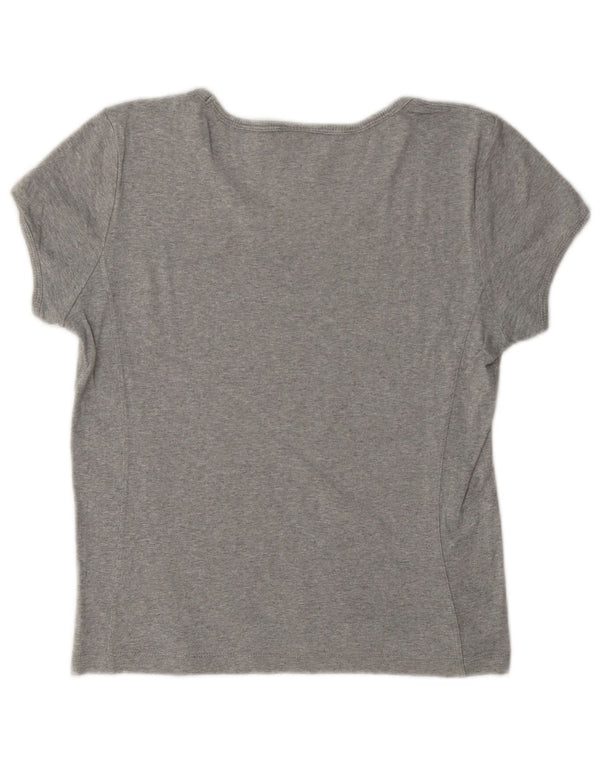 Champion T-Shirt Heritage Classics Fille 11-12 Ans Grand Gris