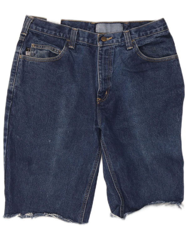 Carhartt Short en jean pour homme W34 Large Bleu Coton