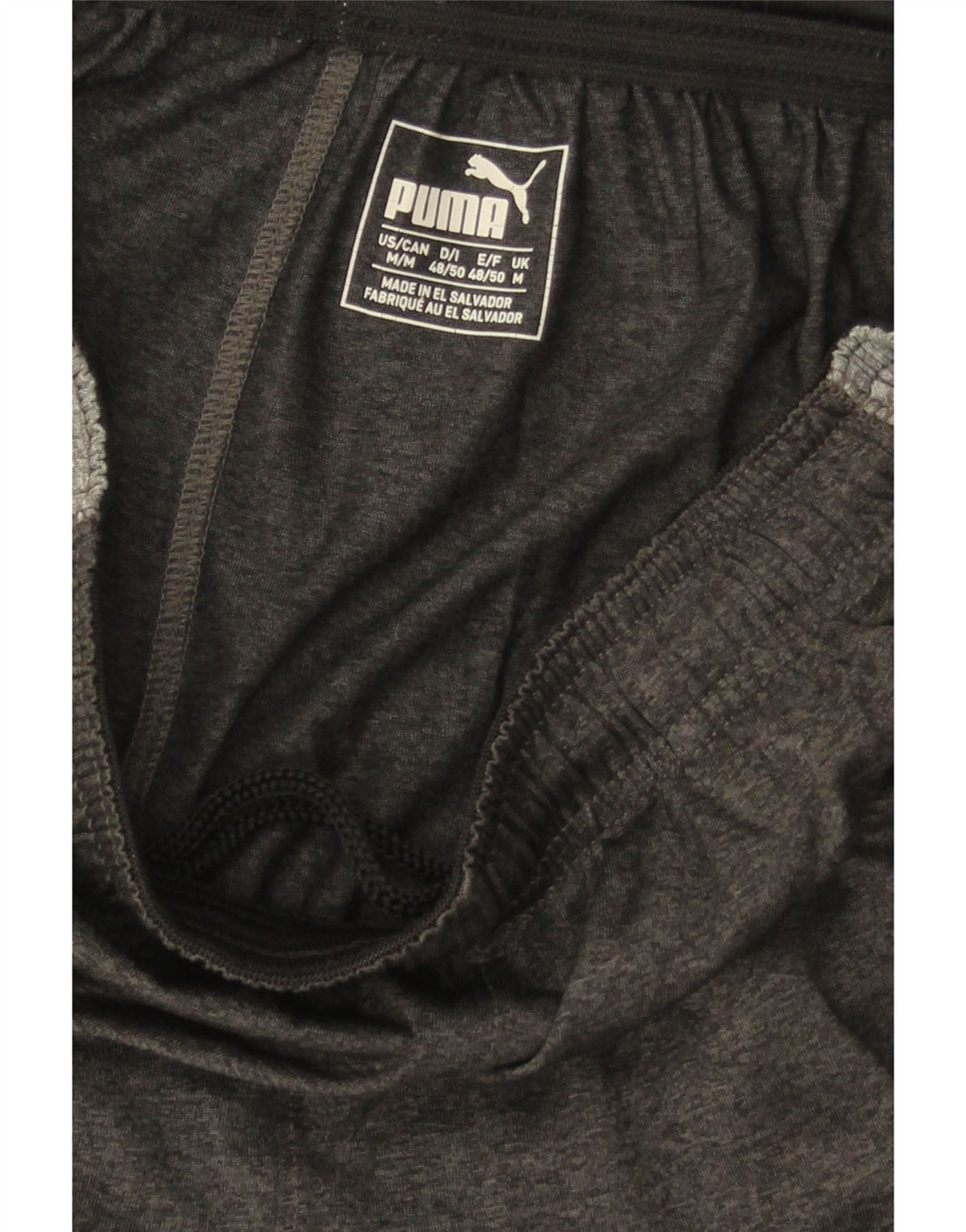 PUMA Short de Sport Homme Gris Moyen Colourblock
