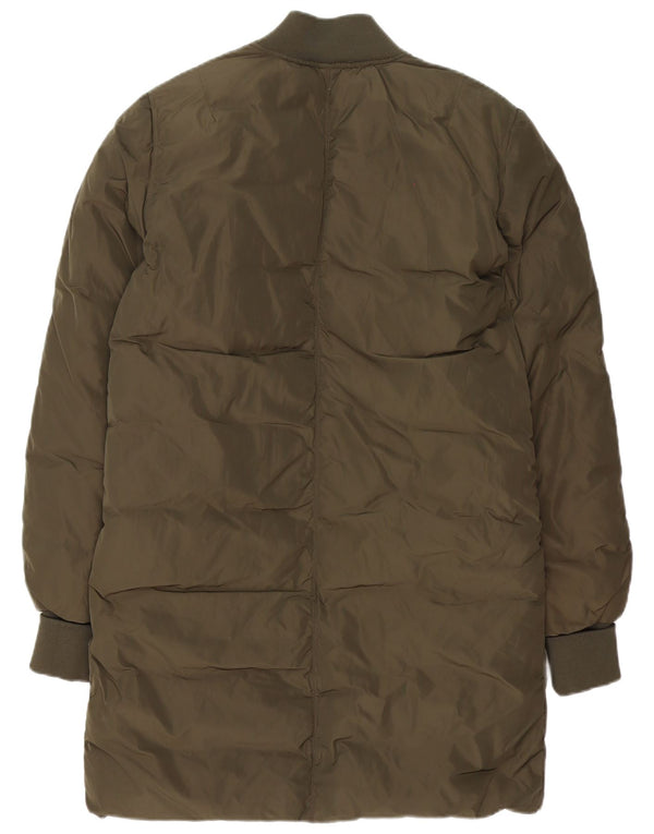 Scotch & Soda Manteau Rembourré Femme UK 38 Vert Moyen