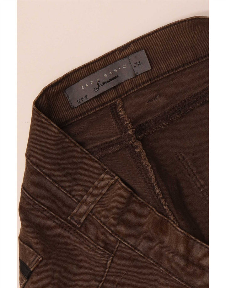 Zara Jean Slim Femme EU 38 Petit W28 L31 Marron