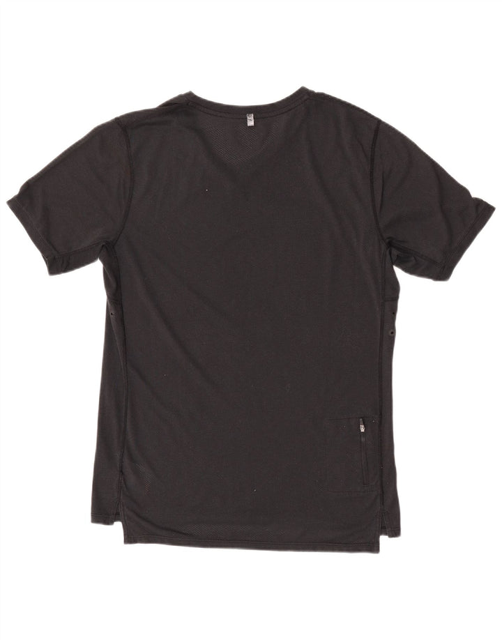 Nike Hommes Dri Fit T-Shirt Haut Noir Moyen Polyester